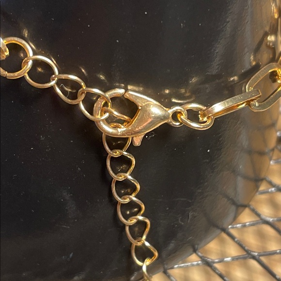 paper clip chain bracelet, Gold Chain stainless steel - Picture 2 of 5
